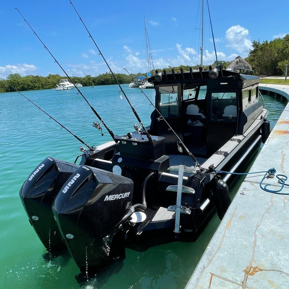 Fishing Boat Fiberglass - Visboot 18ft Aluminium met Motor en