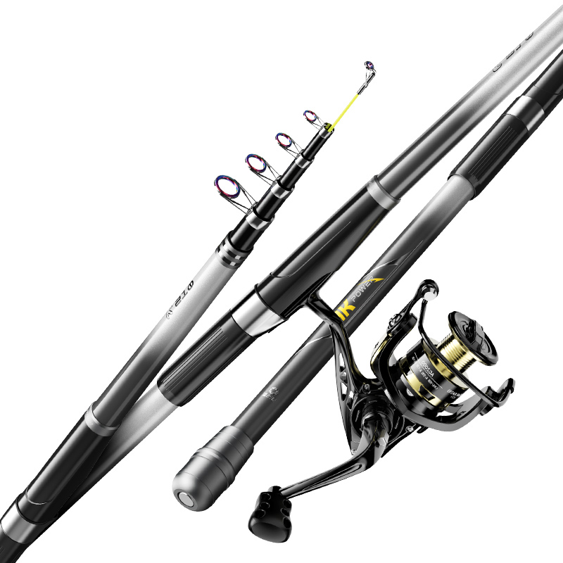 Fishing Boat Fiberglass - Telescopische surfvis hengel van glasvezel, lange