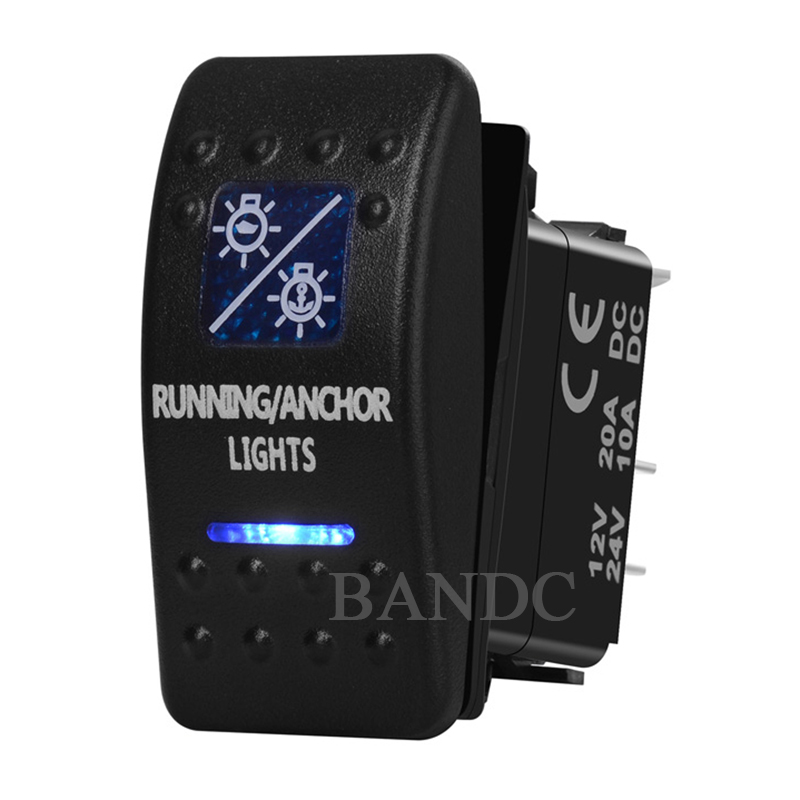 Fishing Boat Anchor - Blauw Led Loop/Ankerlicht Tuimelschakelaar Navigatielicht 7