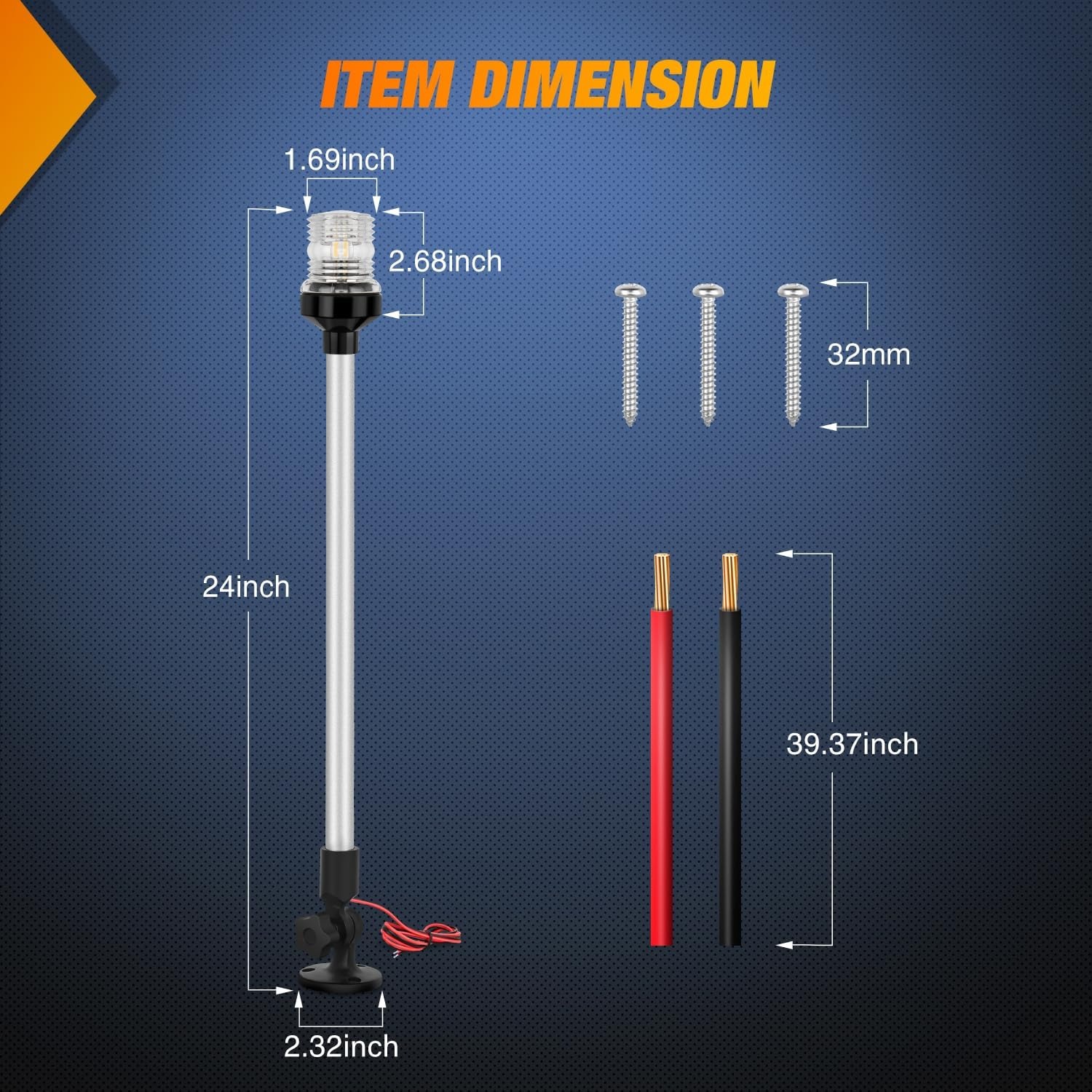 Nilight Marine Boot Achterlich - Fishing Boat Navigation Light recensie en prijs