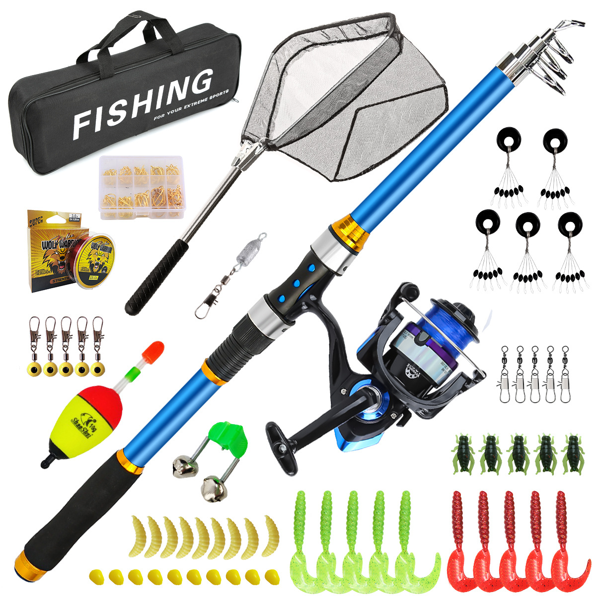 2,1-3,6M telescopische glasvez - Fishing Boat Oar recensie en prijs